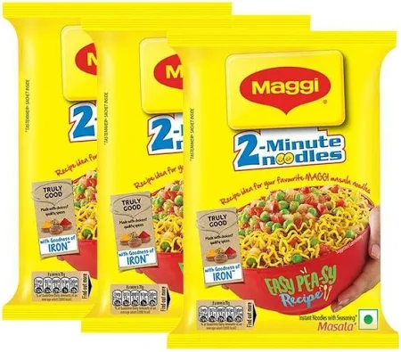 Maggi 2-Minute Masala Noodles 70 g (Pack of 3)